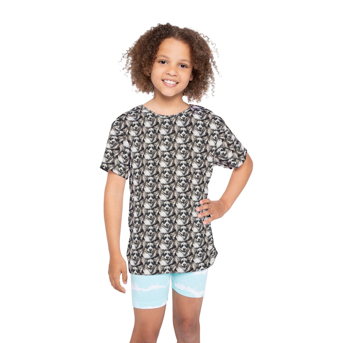 Corgi Cool Kid's Sports Tee