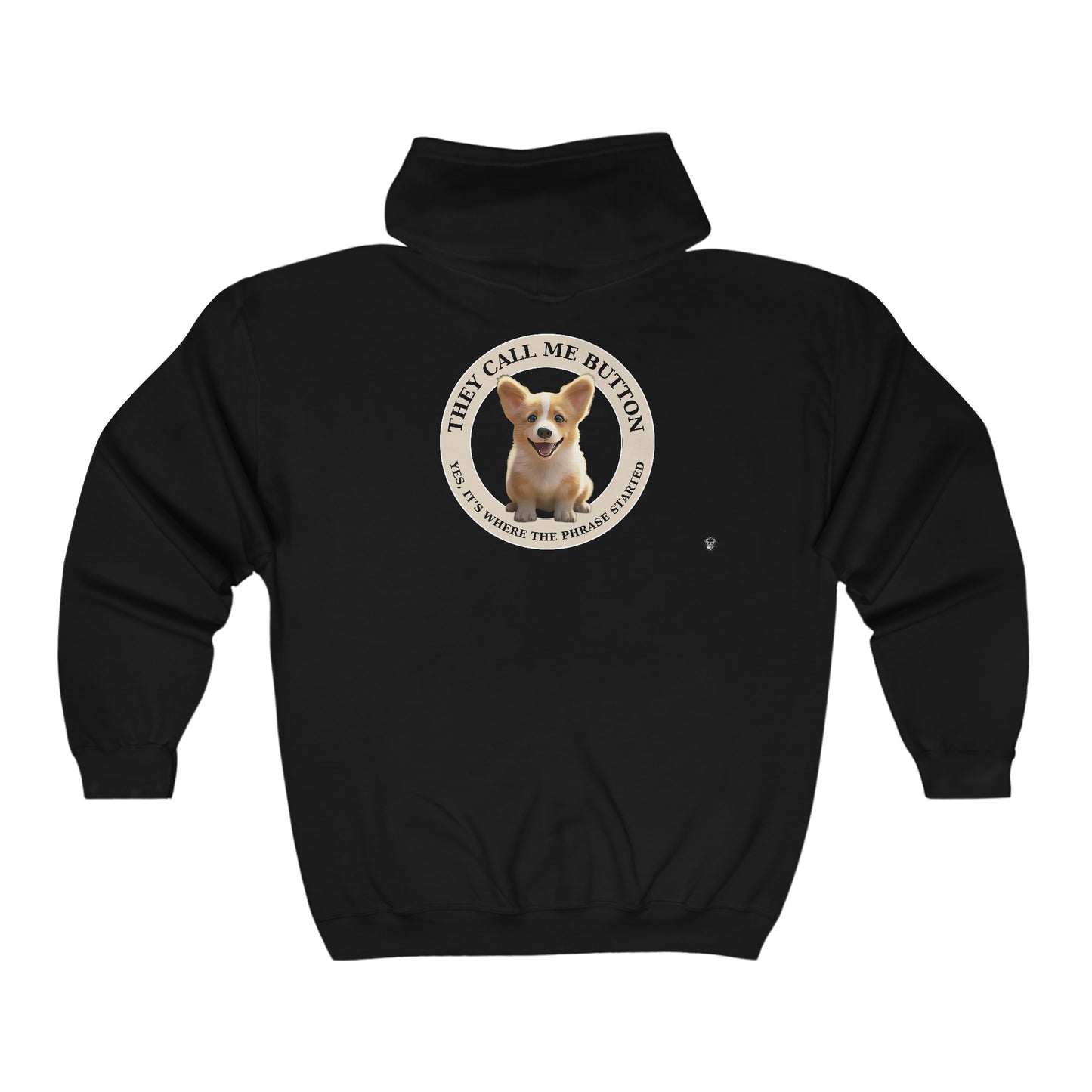 Cute as a Button - Zip Hoodie