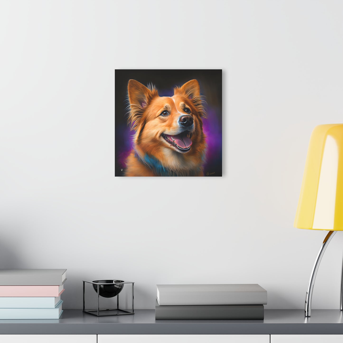 Golden Corgi - Print on Acrylic