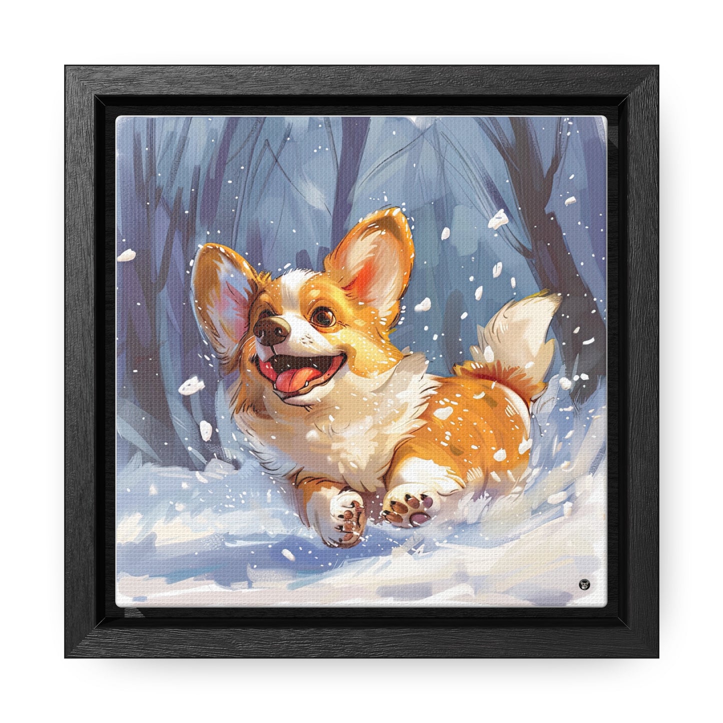 Winter Fun - Framed on Canvas