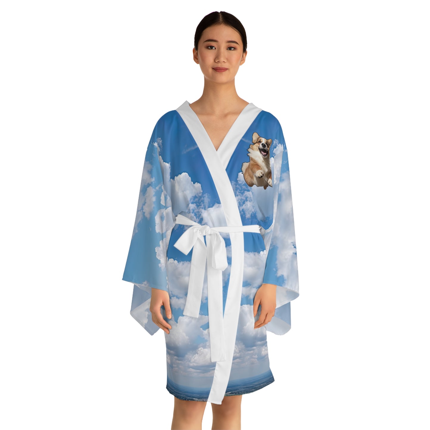 Super Corgi Kimono Robe