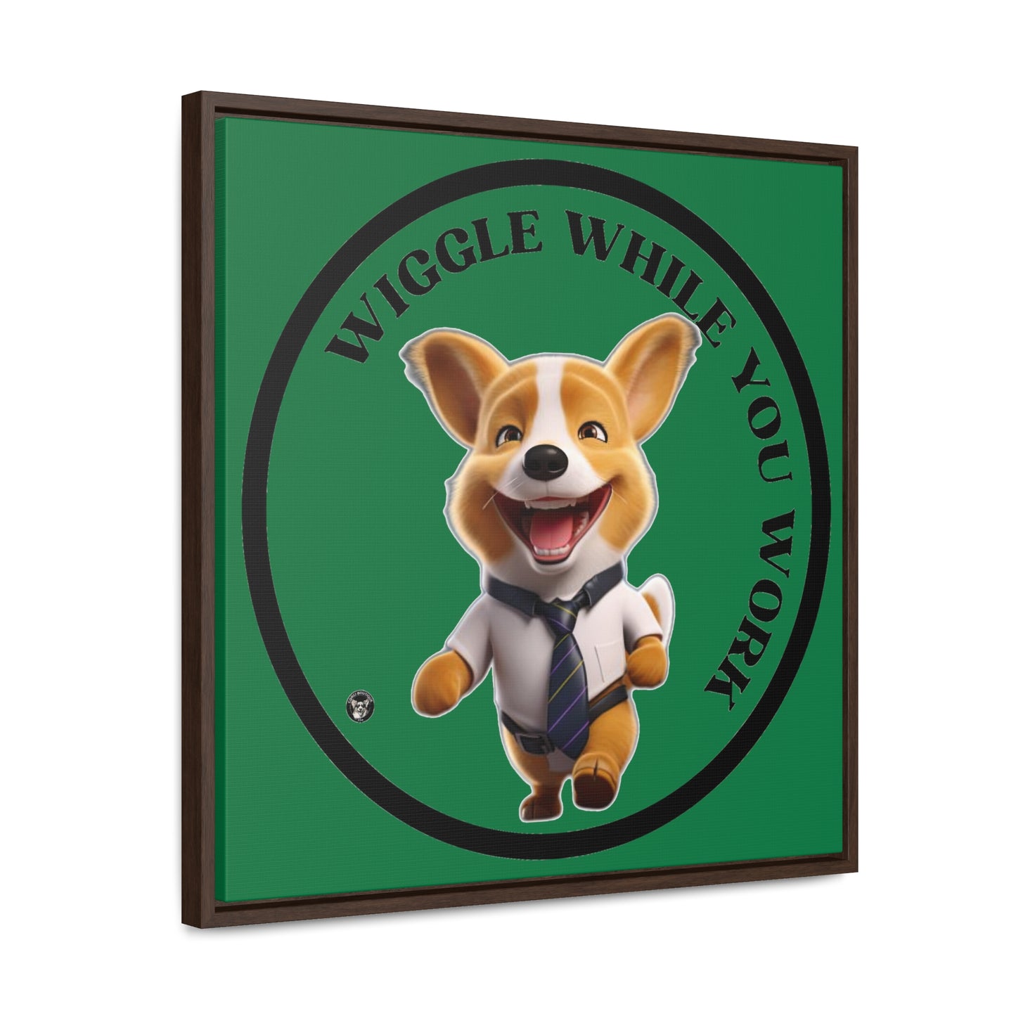 Wiggle While You Work - Framed on Canvas
