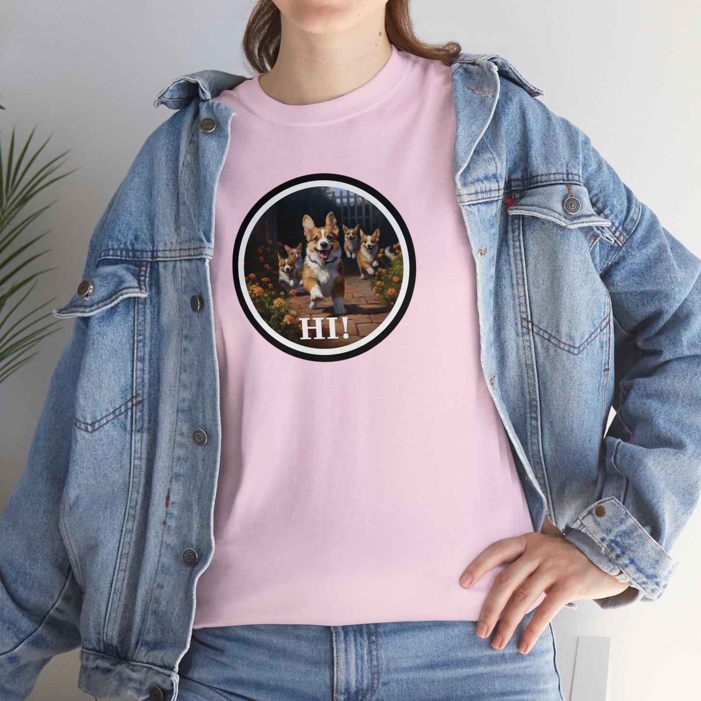 Hi! - Unisex Heavy Cotton Tee