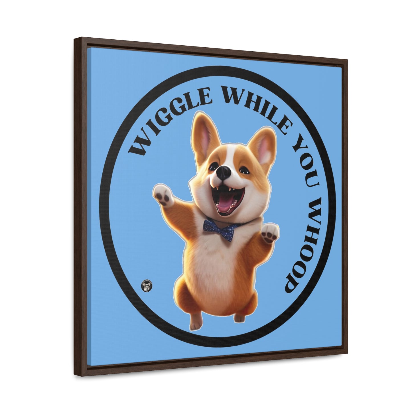 Wiggle While You Whoop - Framed on Canvas