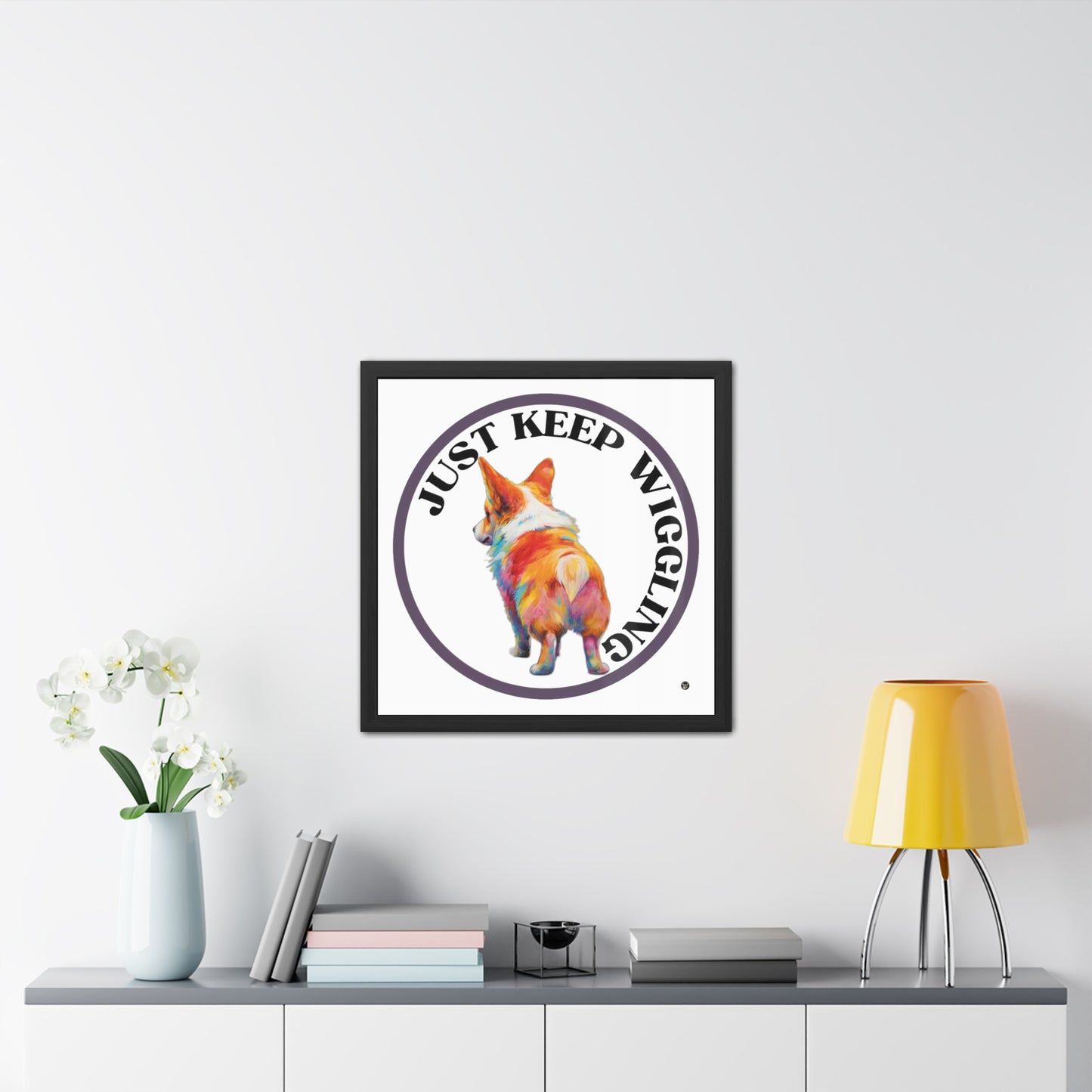 Just Keep Wiggling - Framed Print