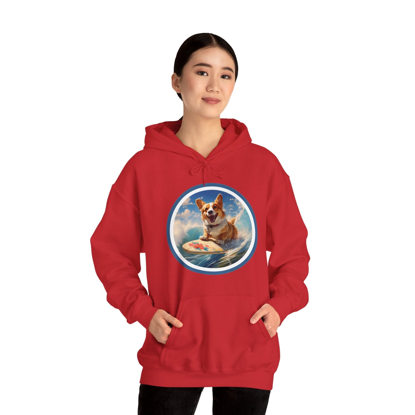 Cowabunga Corgi - Hoodie