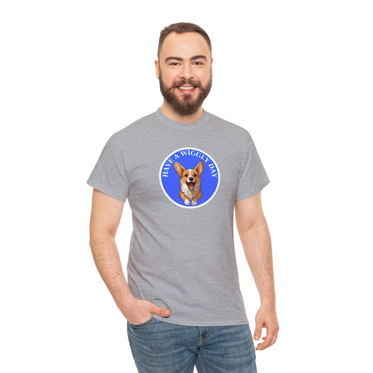 Have a Wiggly Day - Unisex Heavy Cotton Tee