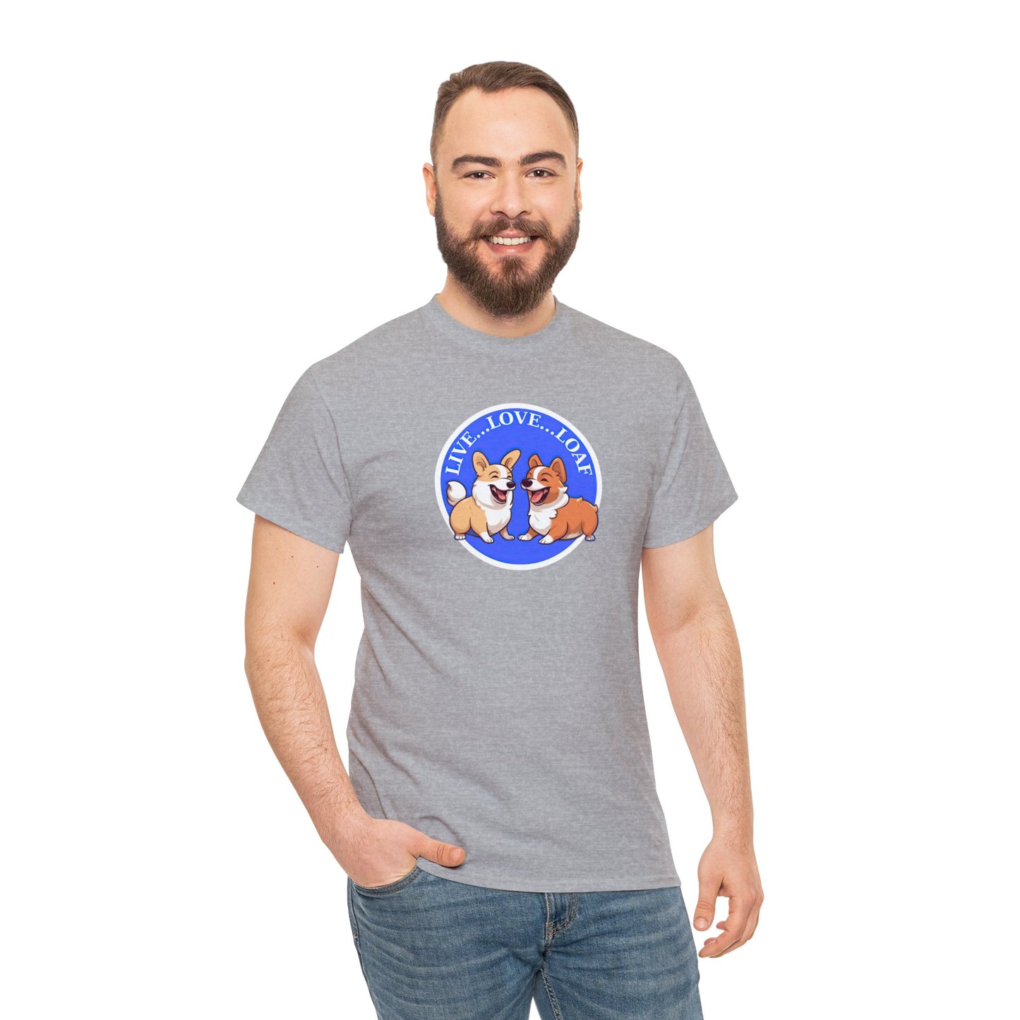 Live...Love...Loaf - Unisex Heavy Cotton Tee