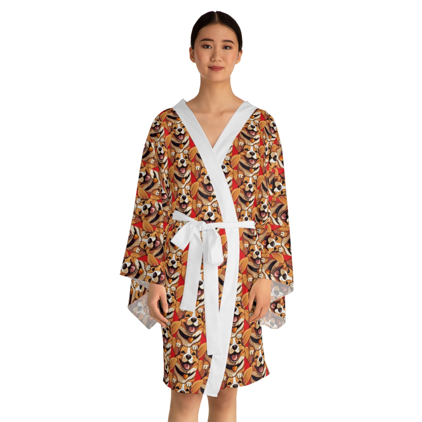 Puppy Love - Kimono Robe