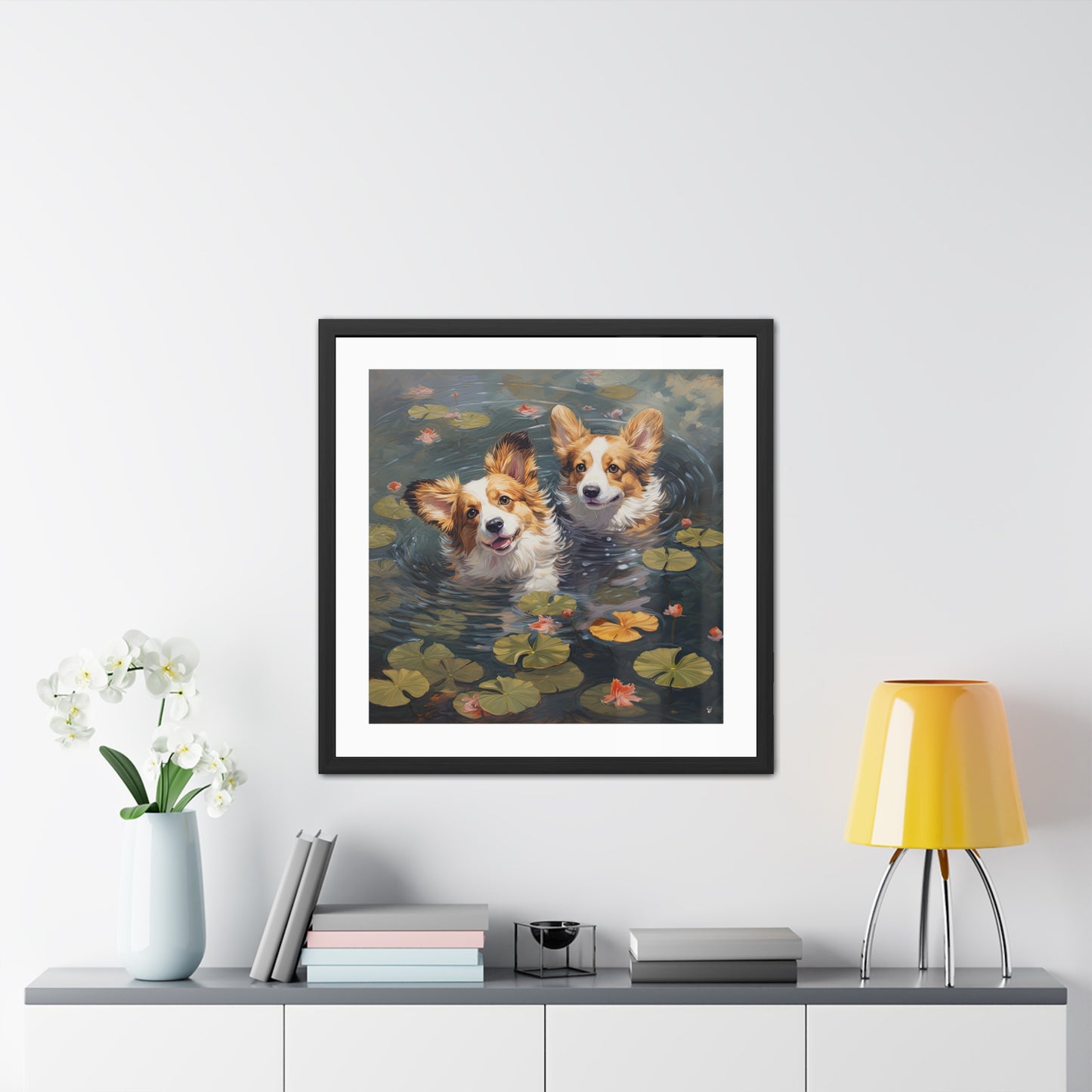 Pond Pups - Framed Print