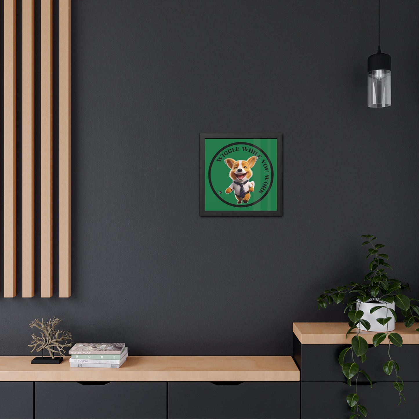 Wiggle While You Work - Framed Print