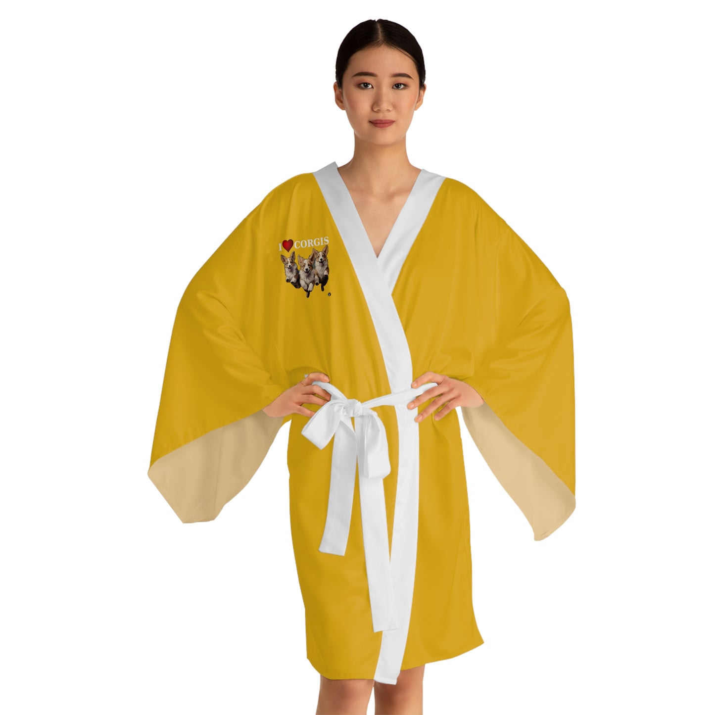 I Heart Corgis - Kimono Robe