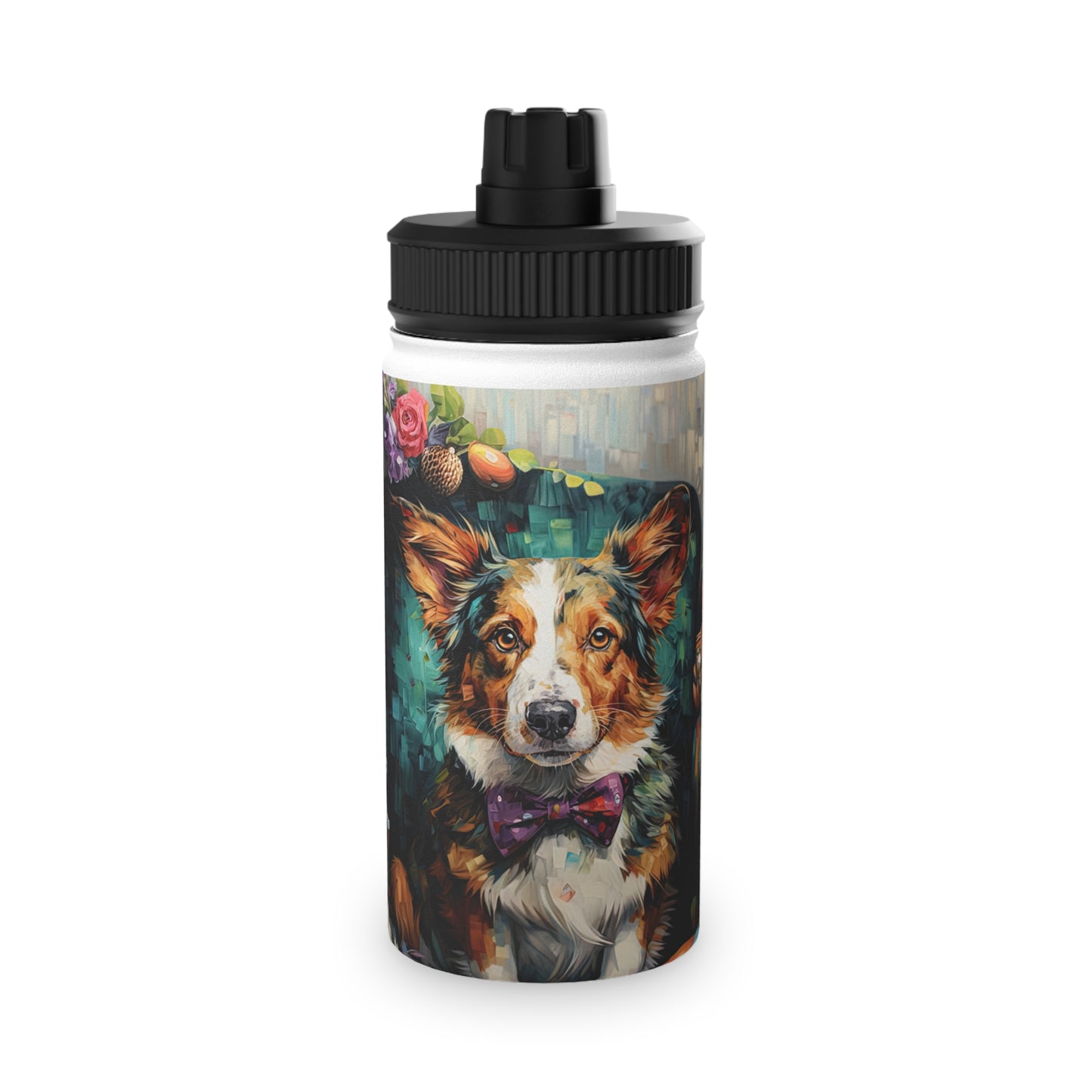 Formal Corgi - Water Bottle with Sport Lid