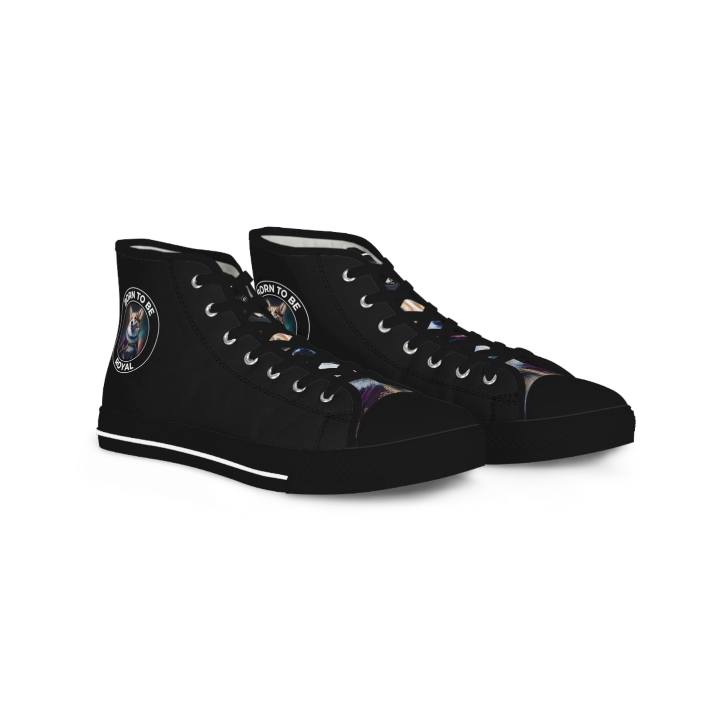 Born To Be Royal - Men's High Top Sneakers