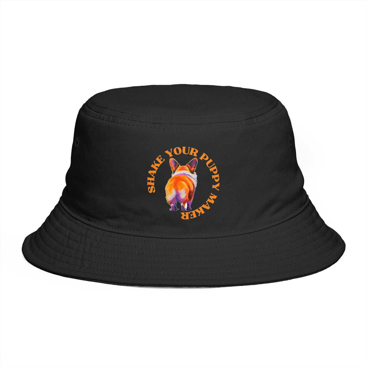 Shake Your Puppy Maker Black Bucket Hat
