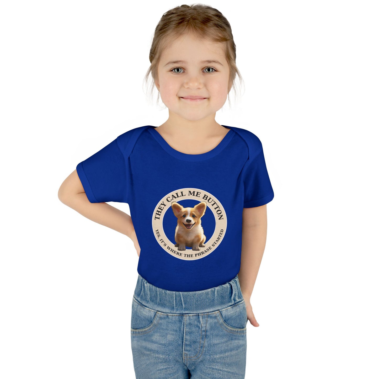 Cute as a Button Infant Bodysuit