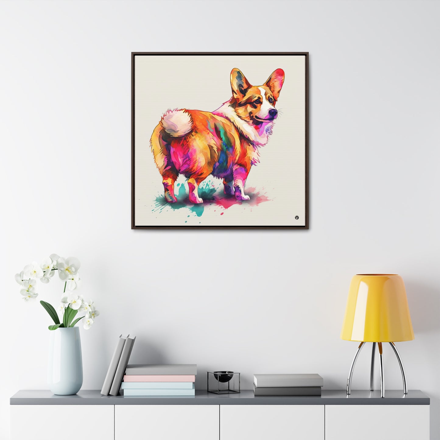 The Observer - Framed on Canvas