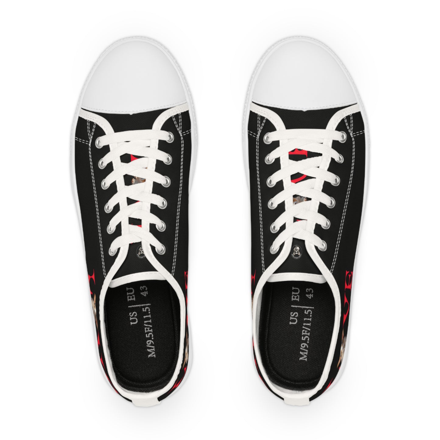 LOVE - Men's Low Top Sneakers