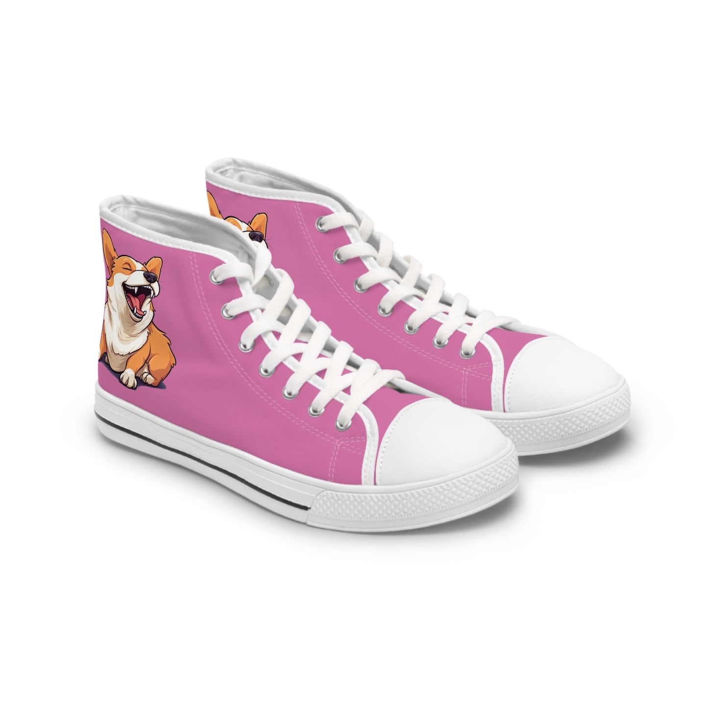 Comical Corgi - Women's High Top Sneakers