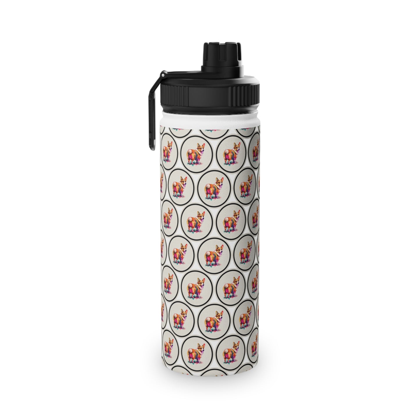 The Observer Mosaic - Water Bottle with Sport Lid