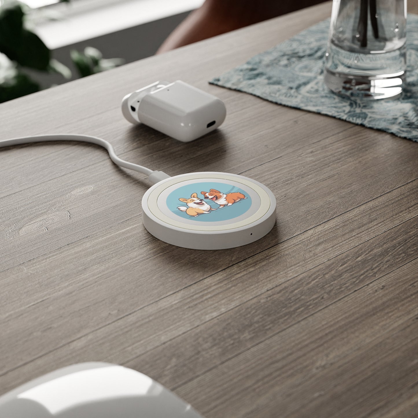 Corgi Couple - Quake Wireless Charging Pad