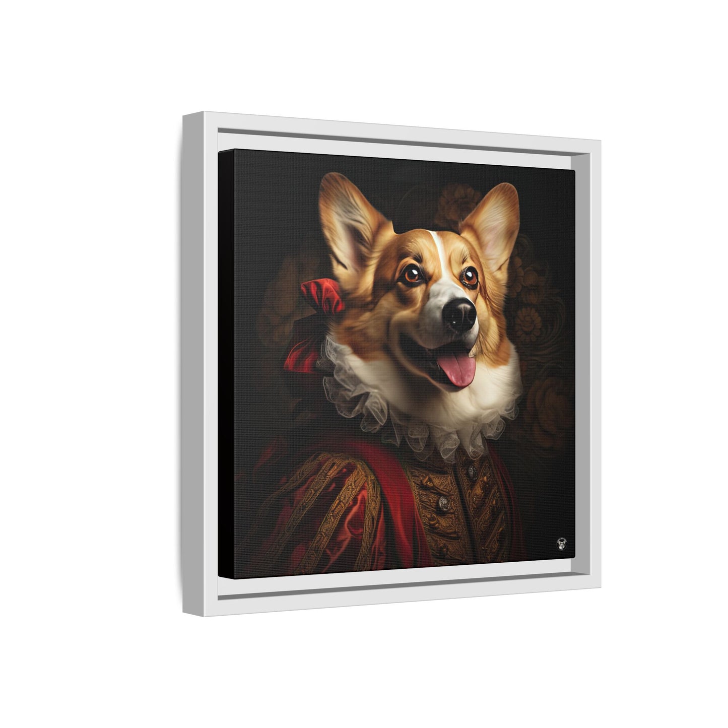 Renaissance Corgi on Canvas