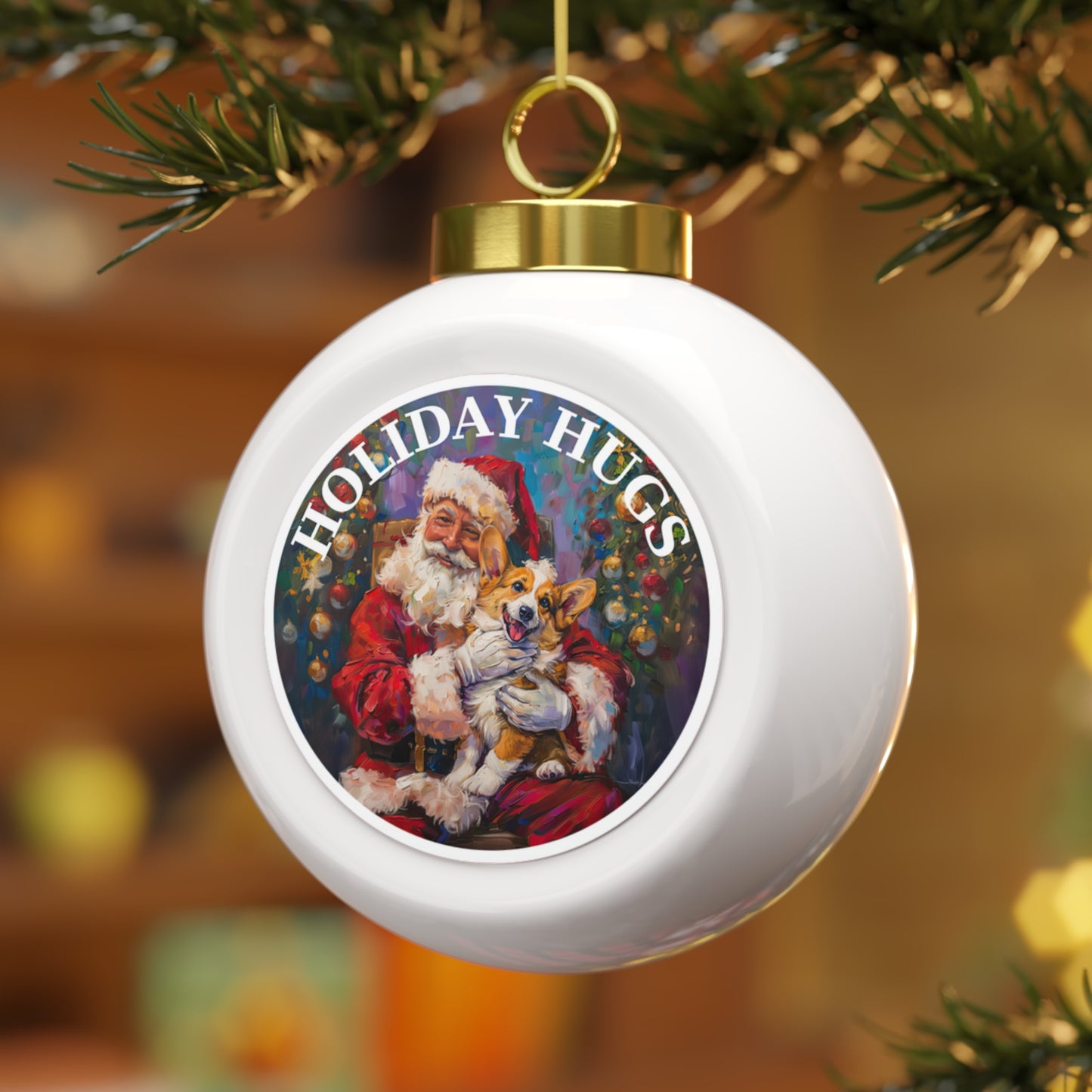 Holiday Hugs - Christmas Tree Ball