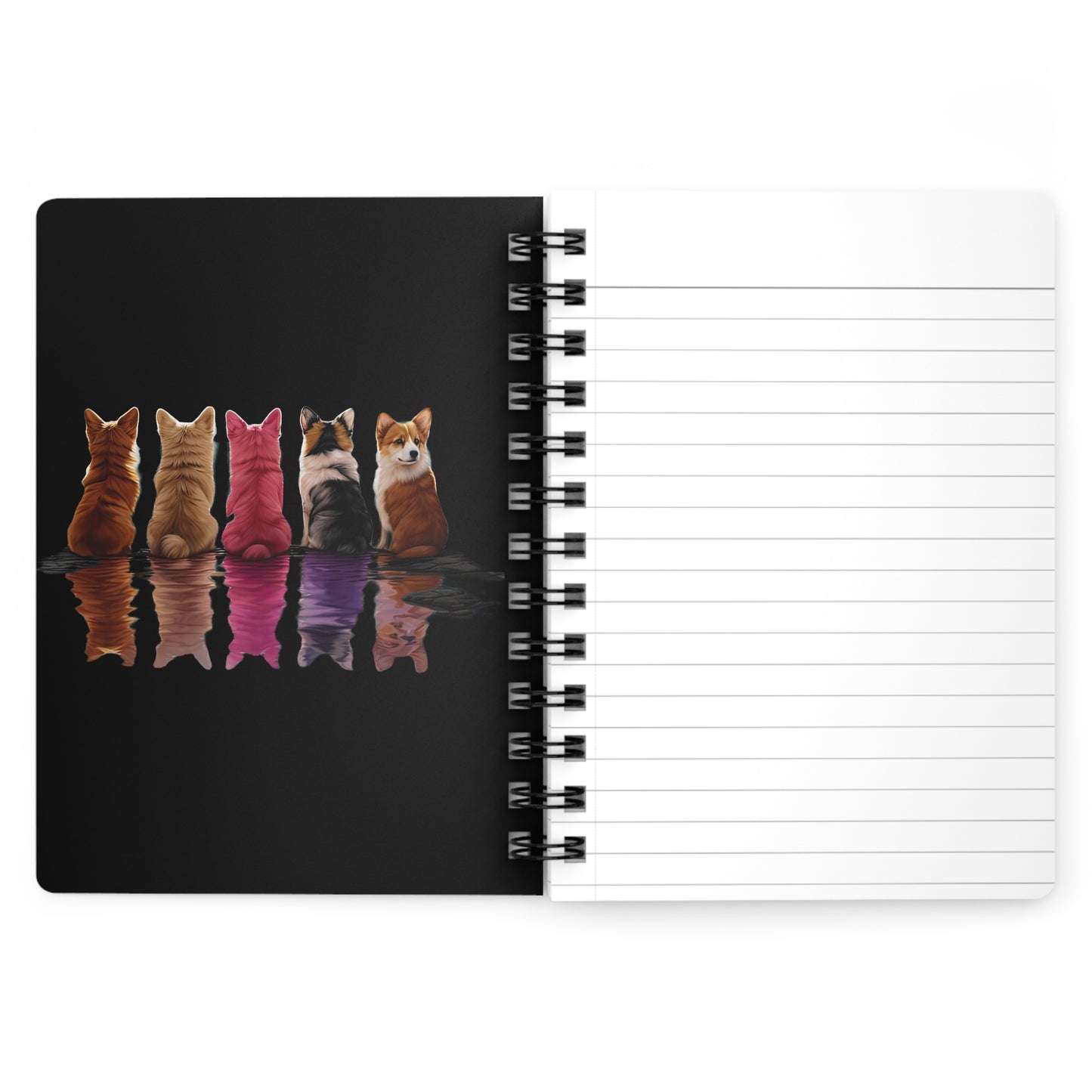 Corgi Lake - Spiral Bound Notebook