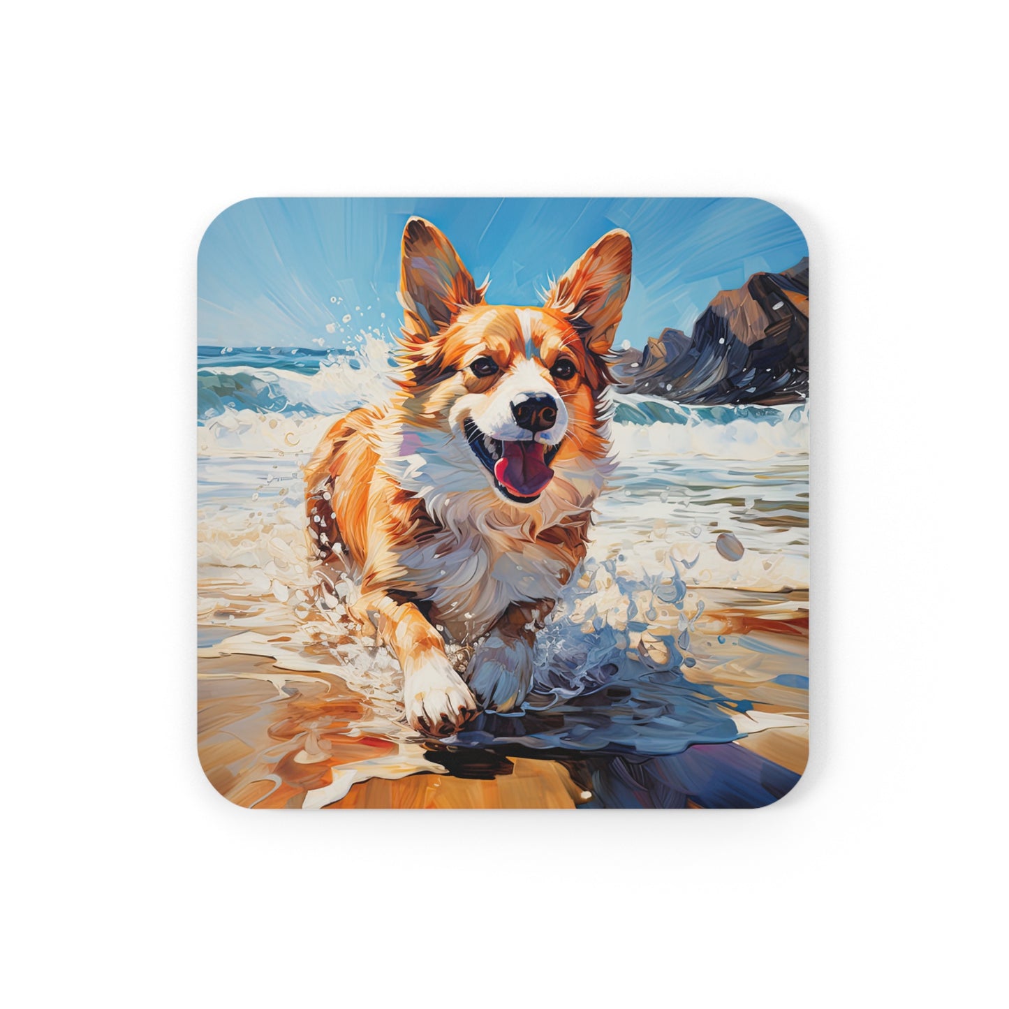 Coastal Corgi - Coasters