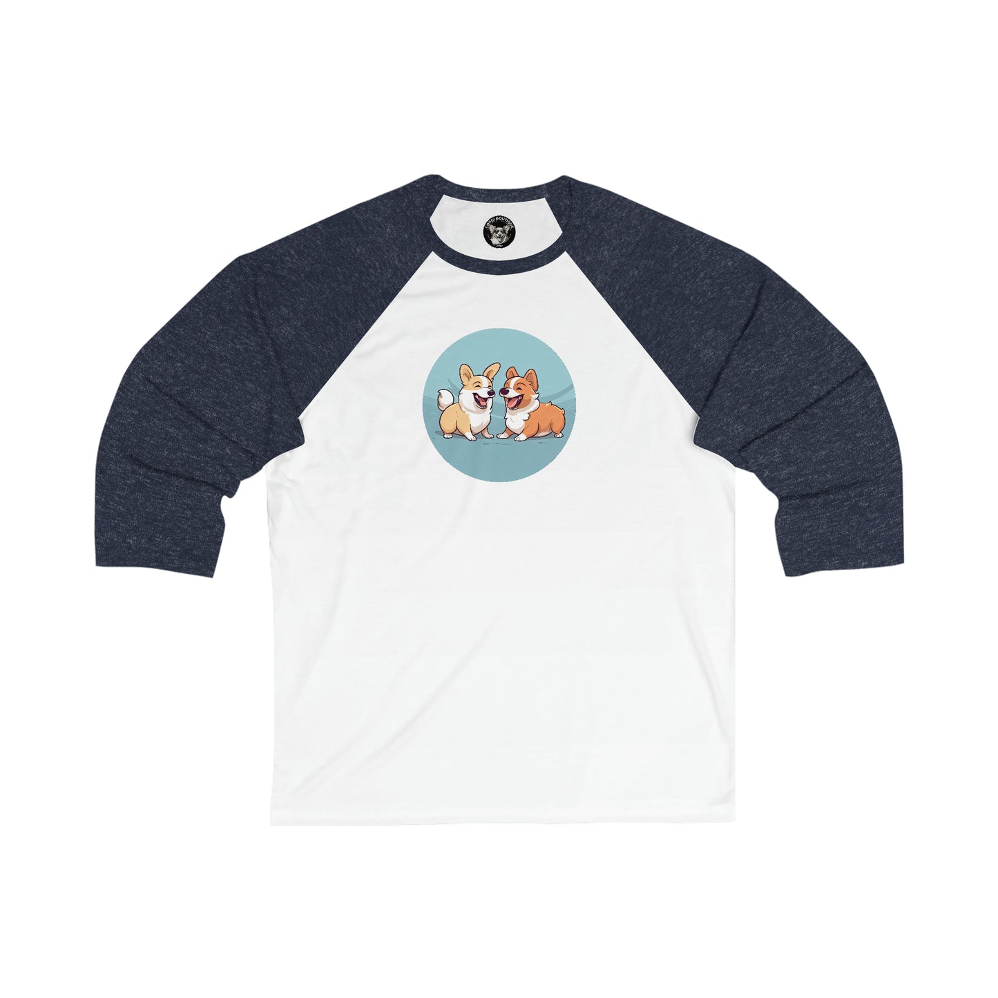 Corgi Couple - Baseball Shirt