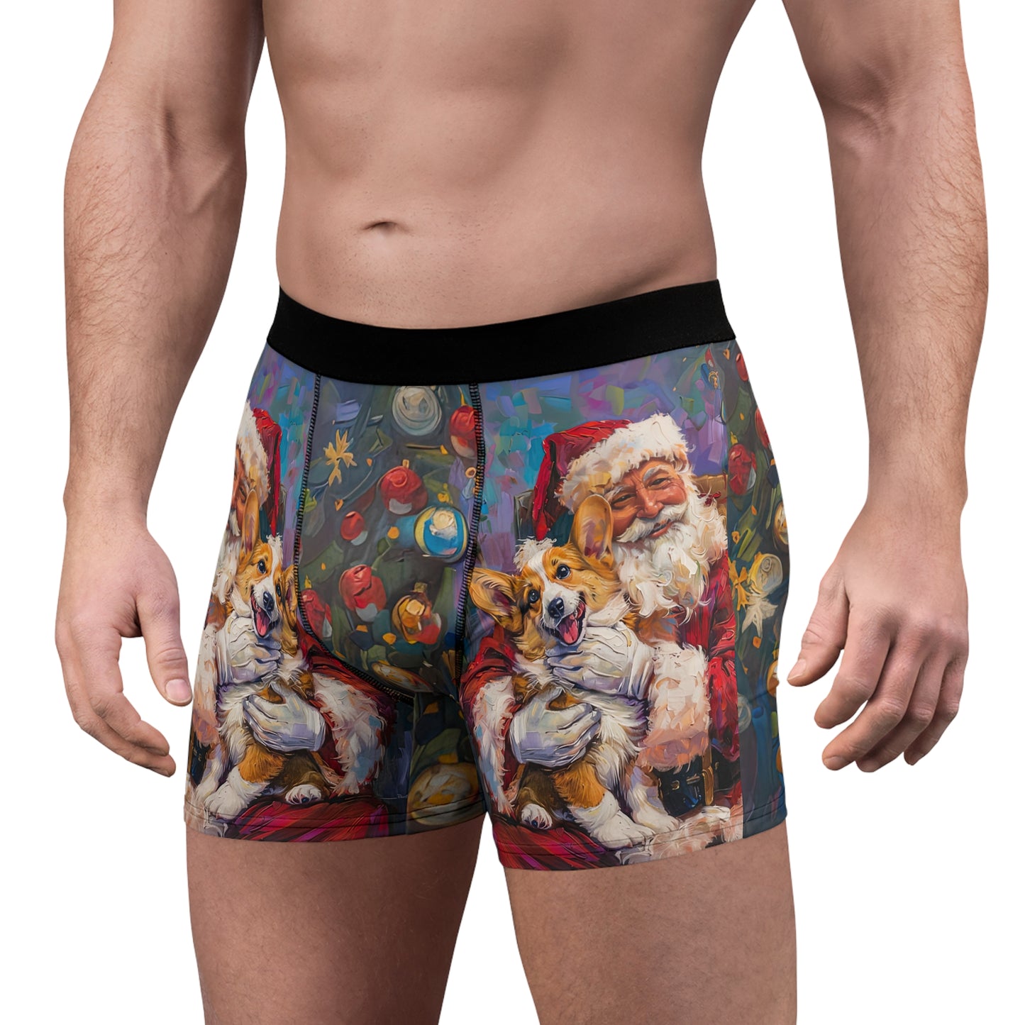 Christmas Corgi Boxer Briefs!