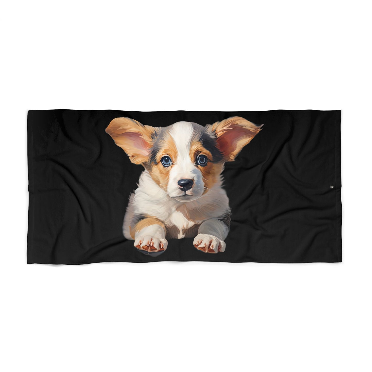 Puppy Portrait - Beach Towel