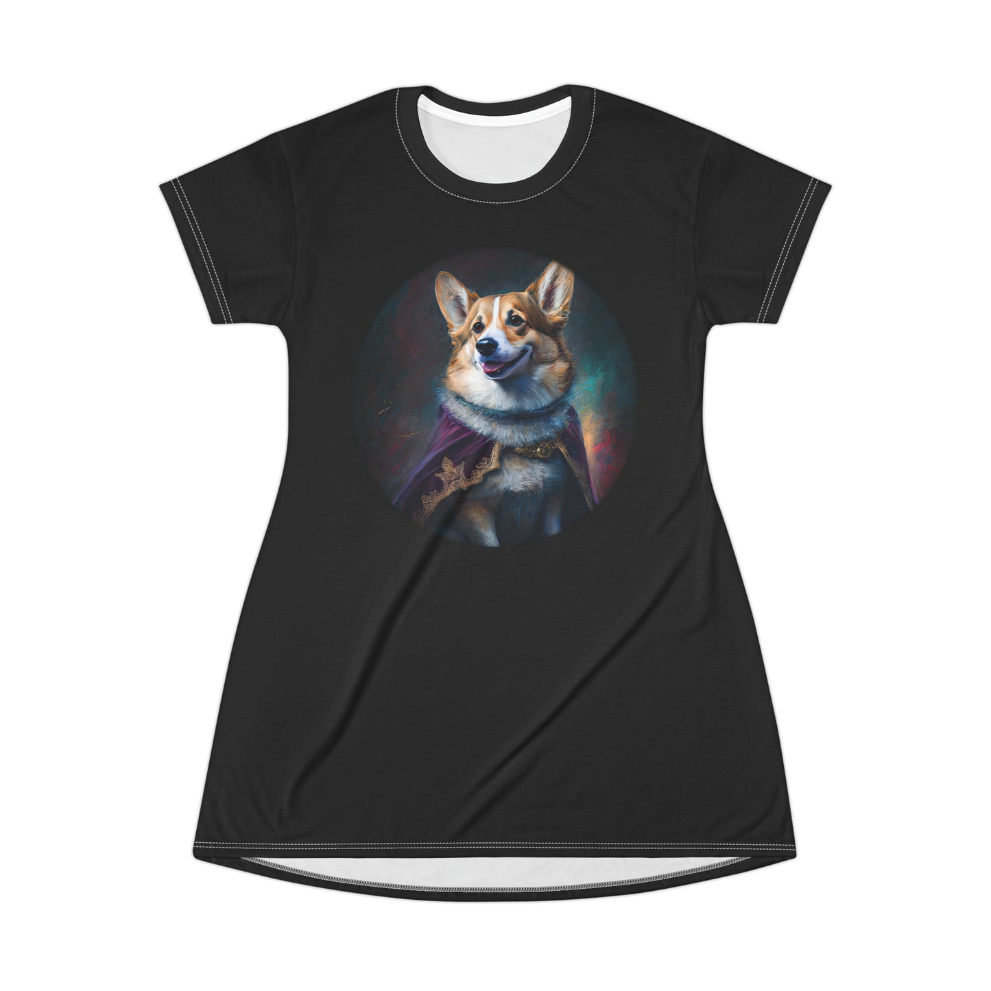Corgi Royalty - T-Shirt Dress