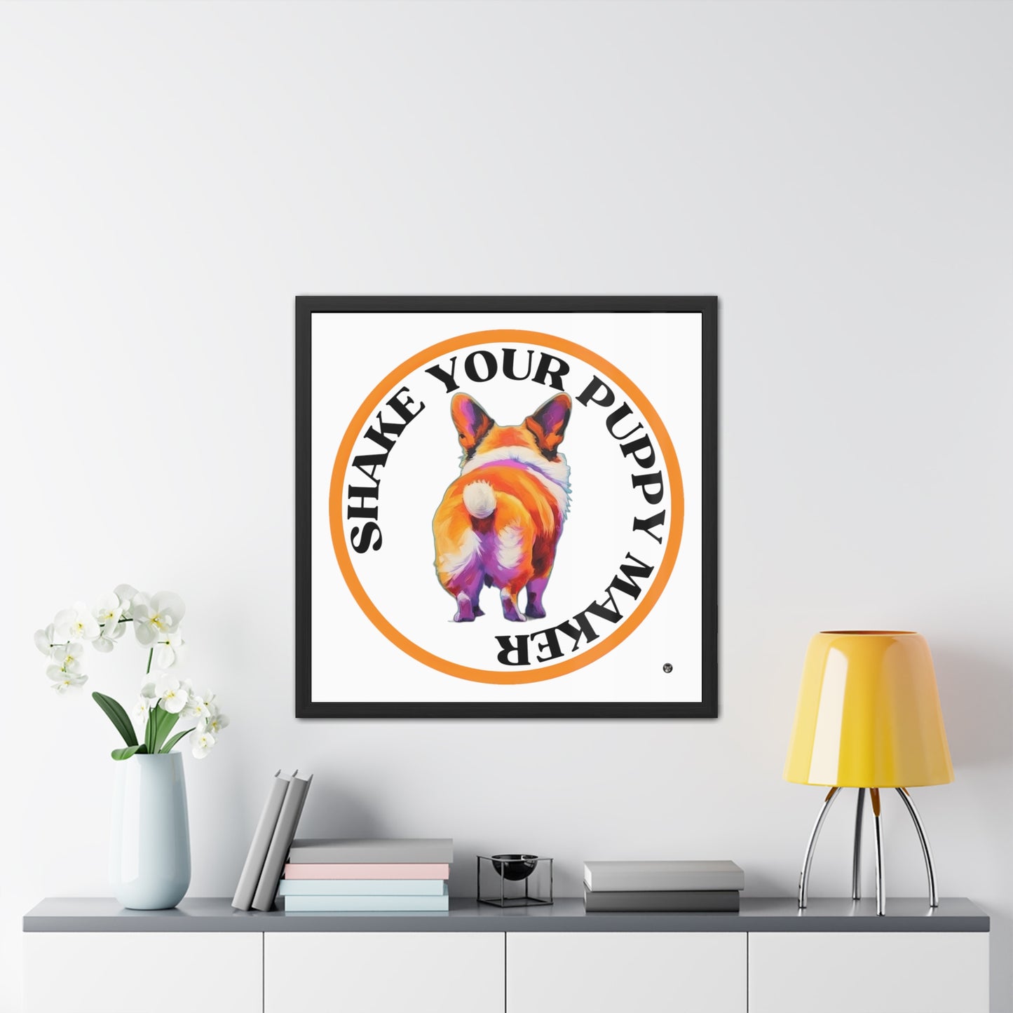 Shake Your Puppy Maker - Framed Print
