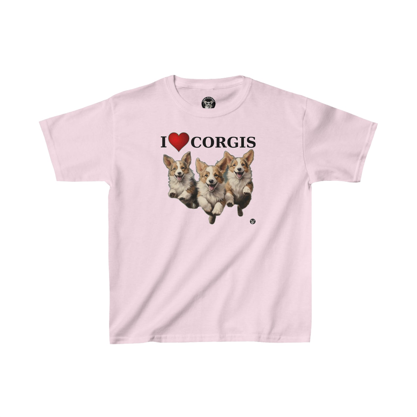 I Heart Corgis - Kids Heavy Cotton Tee