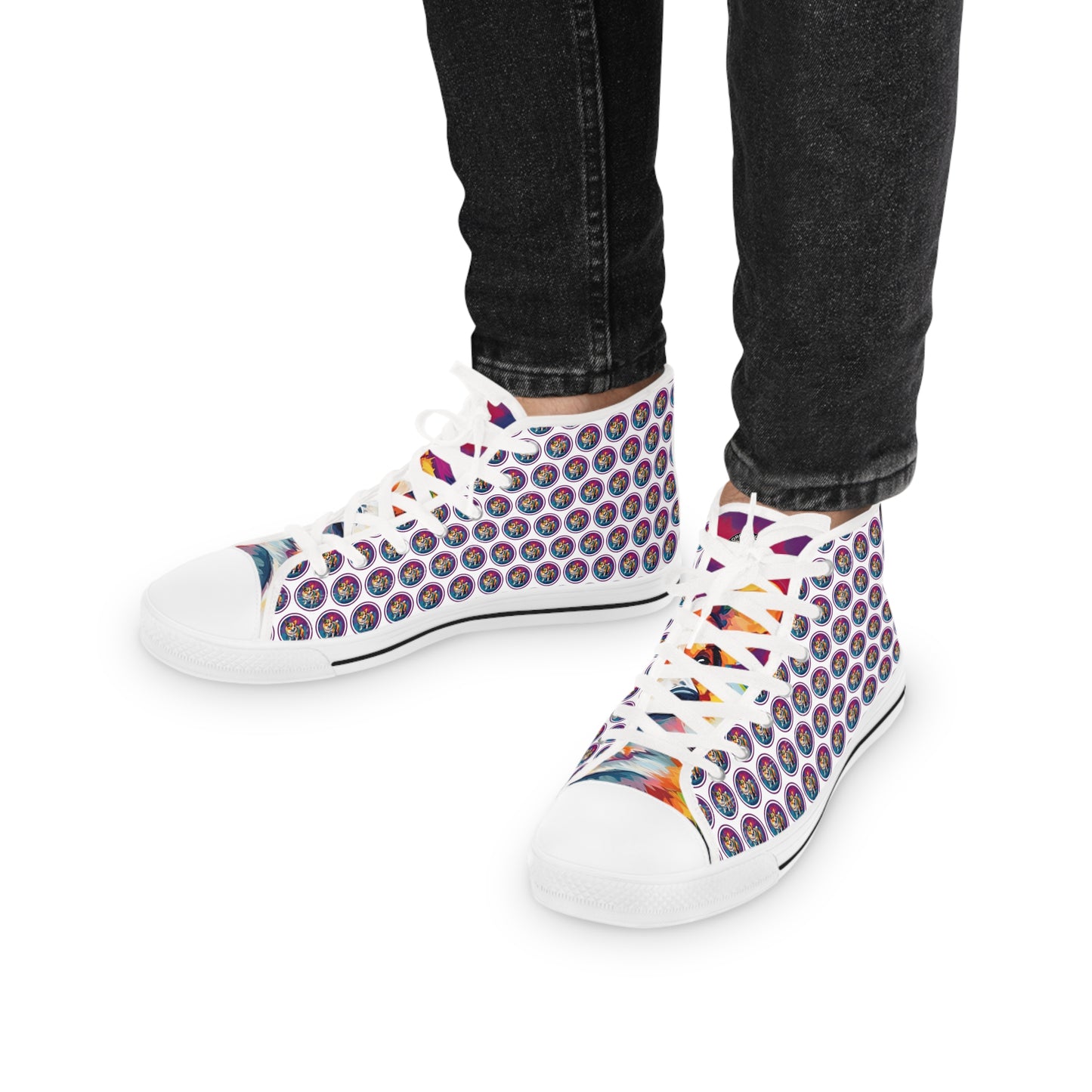The Scout Mosaic - Men's High Top Sneakers