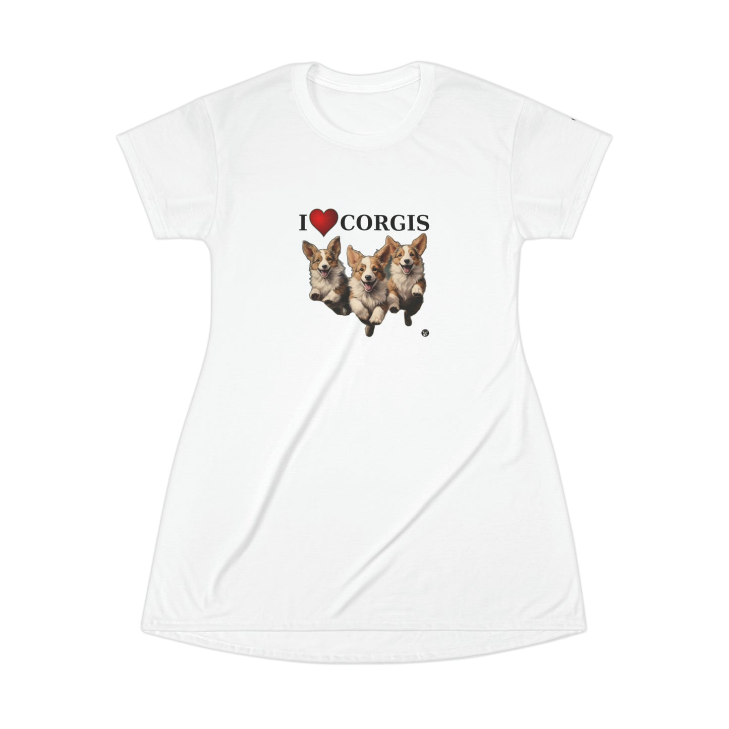 I Heart Corgis - T-Shirt Dress