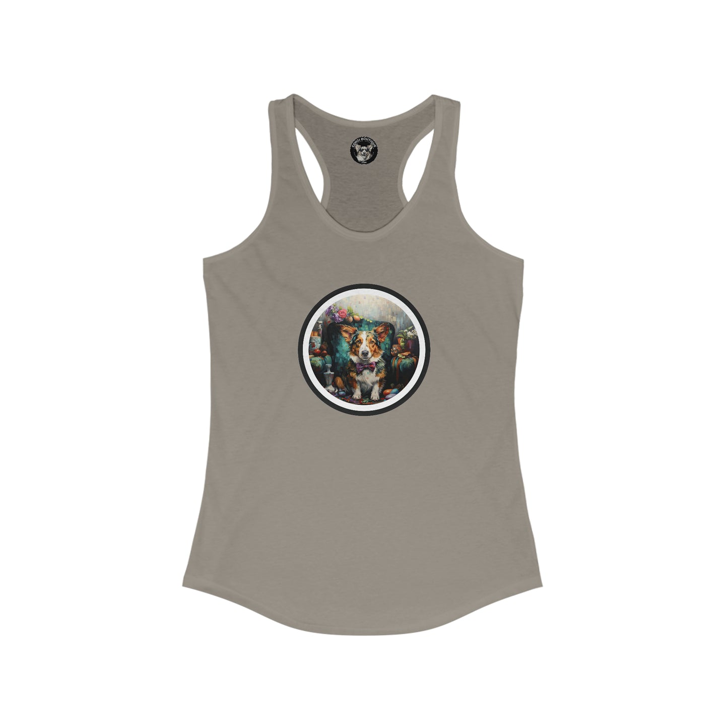 Formal Corgi - Racerback Tank