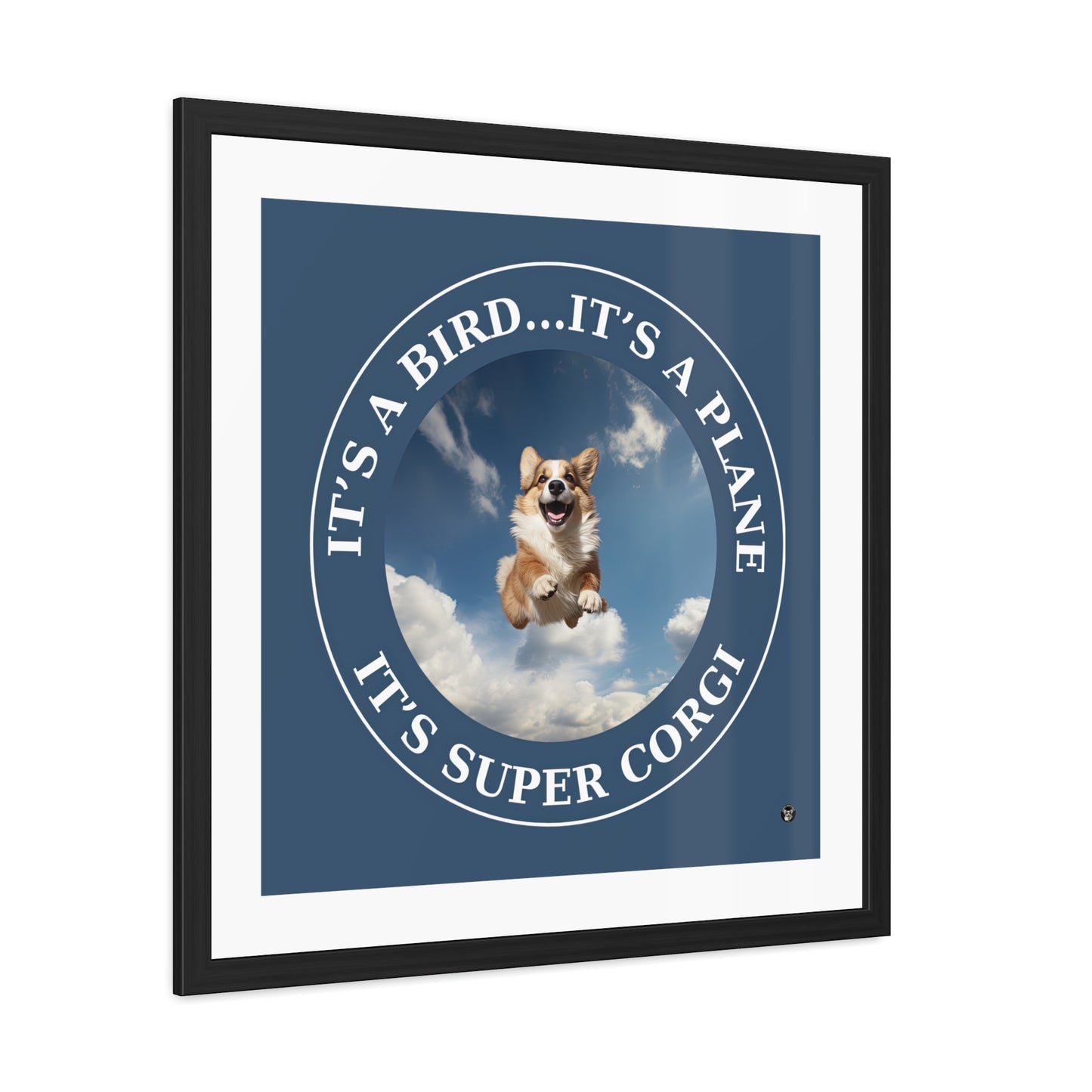 Super Corgi - Framed Print