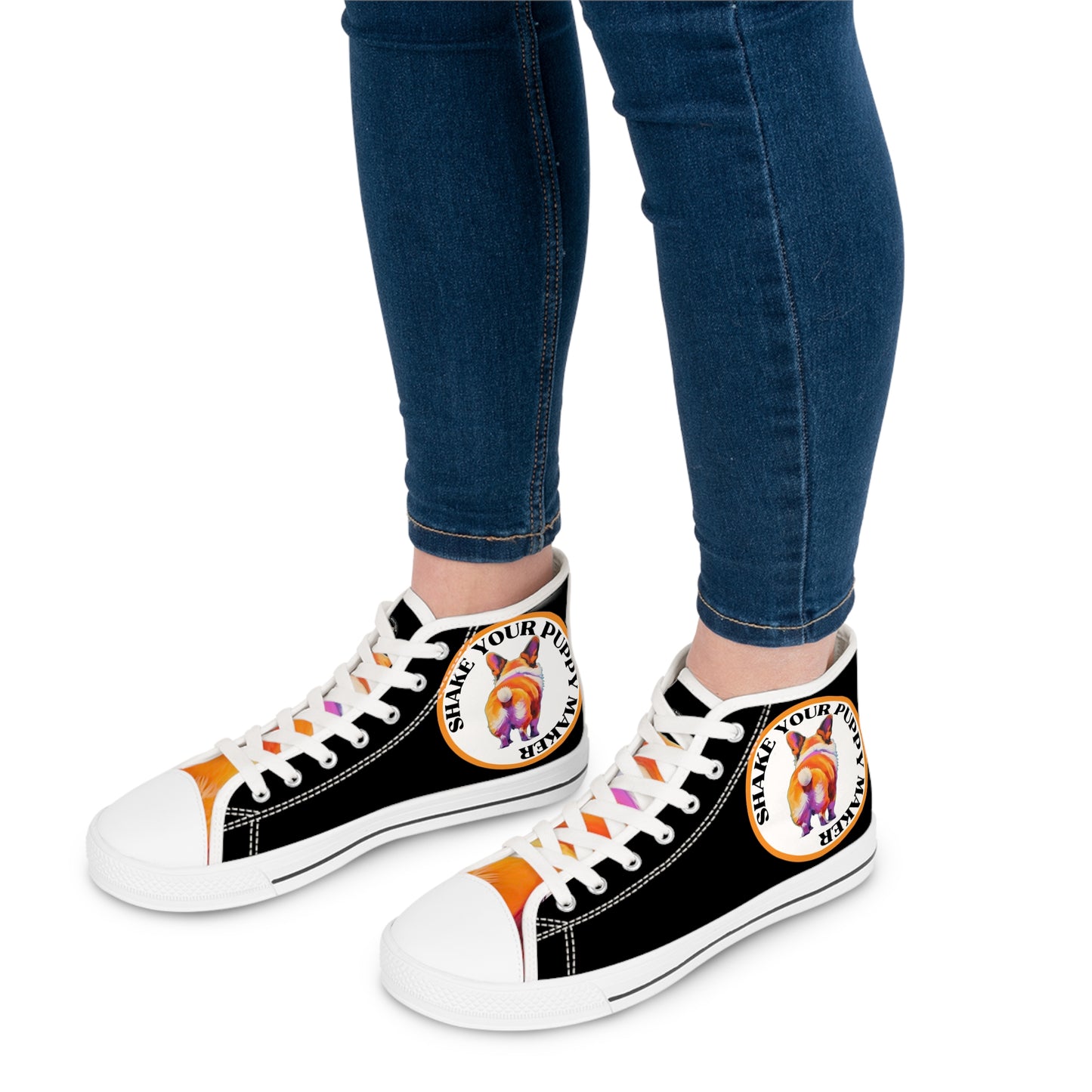 Shake Your Puppy Maker - Women's High Top Sneakers