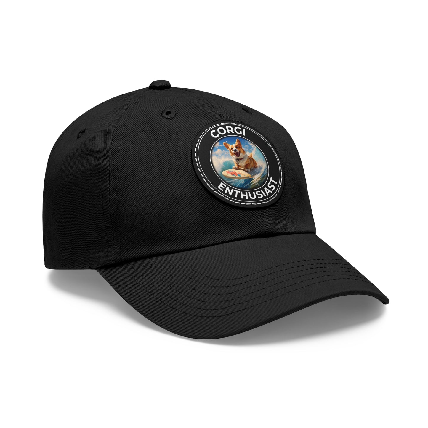 Corgi Enthusiast - Cap with Leather Patch