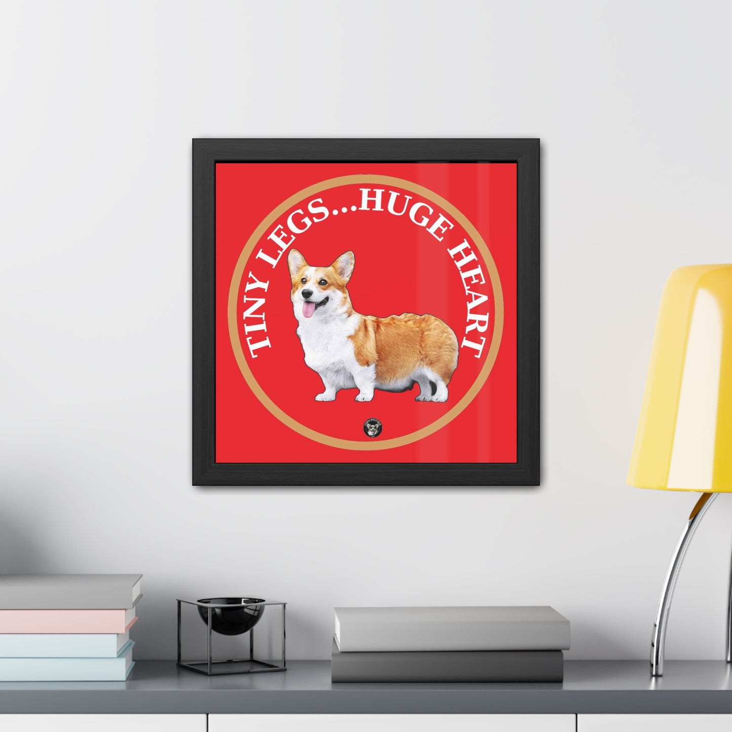 Tiny Legs...Huge Heart - Framed Print