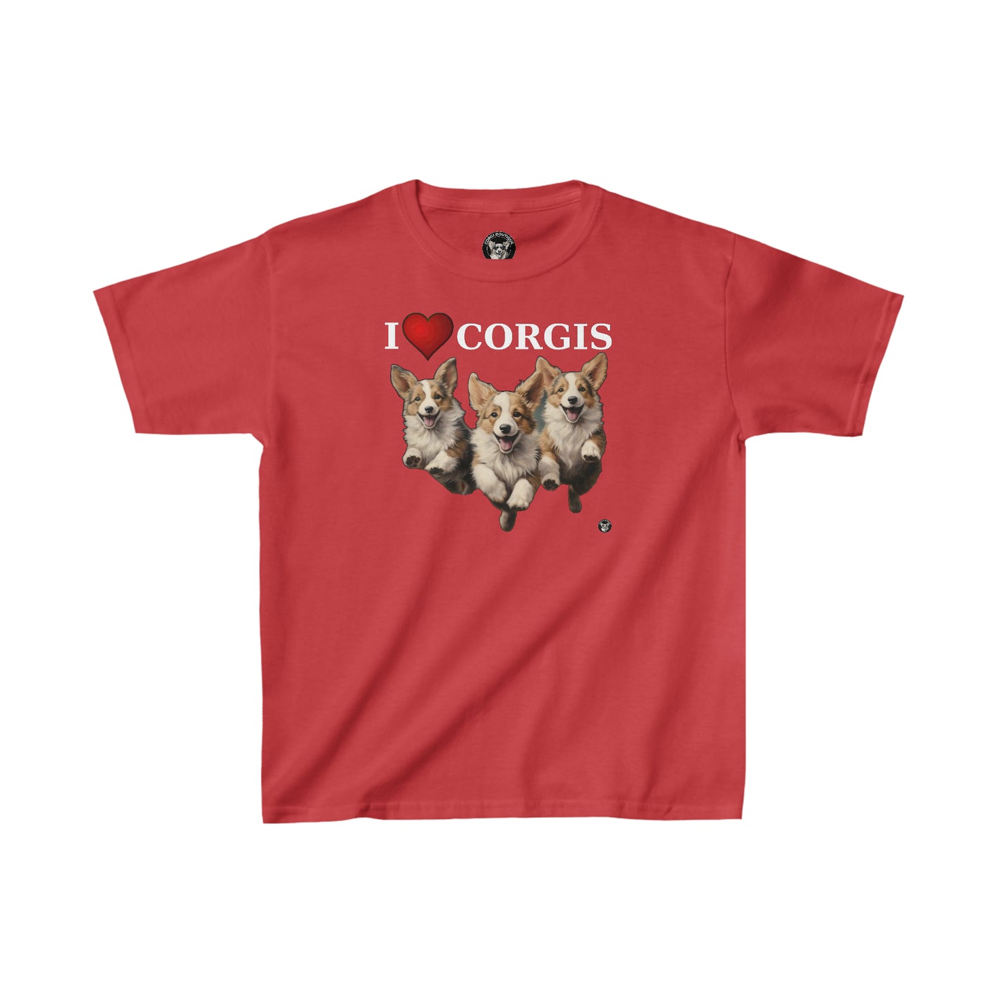I Heart Corgis - Kids Heavy Cotton Tee