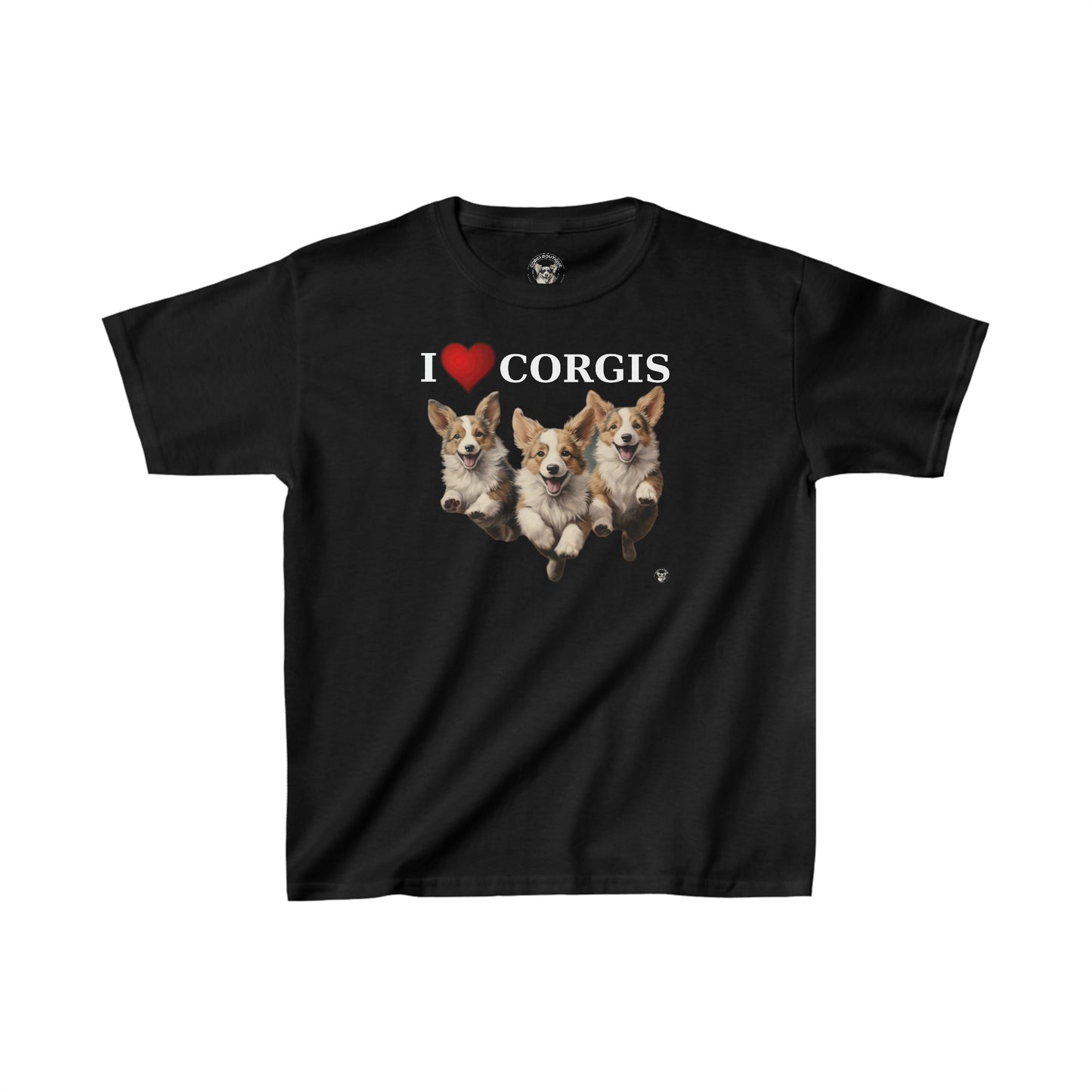 I Heart Corgis - Kids Heavy Cotton Tee