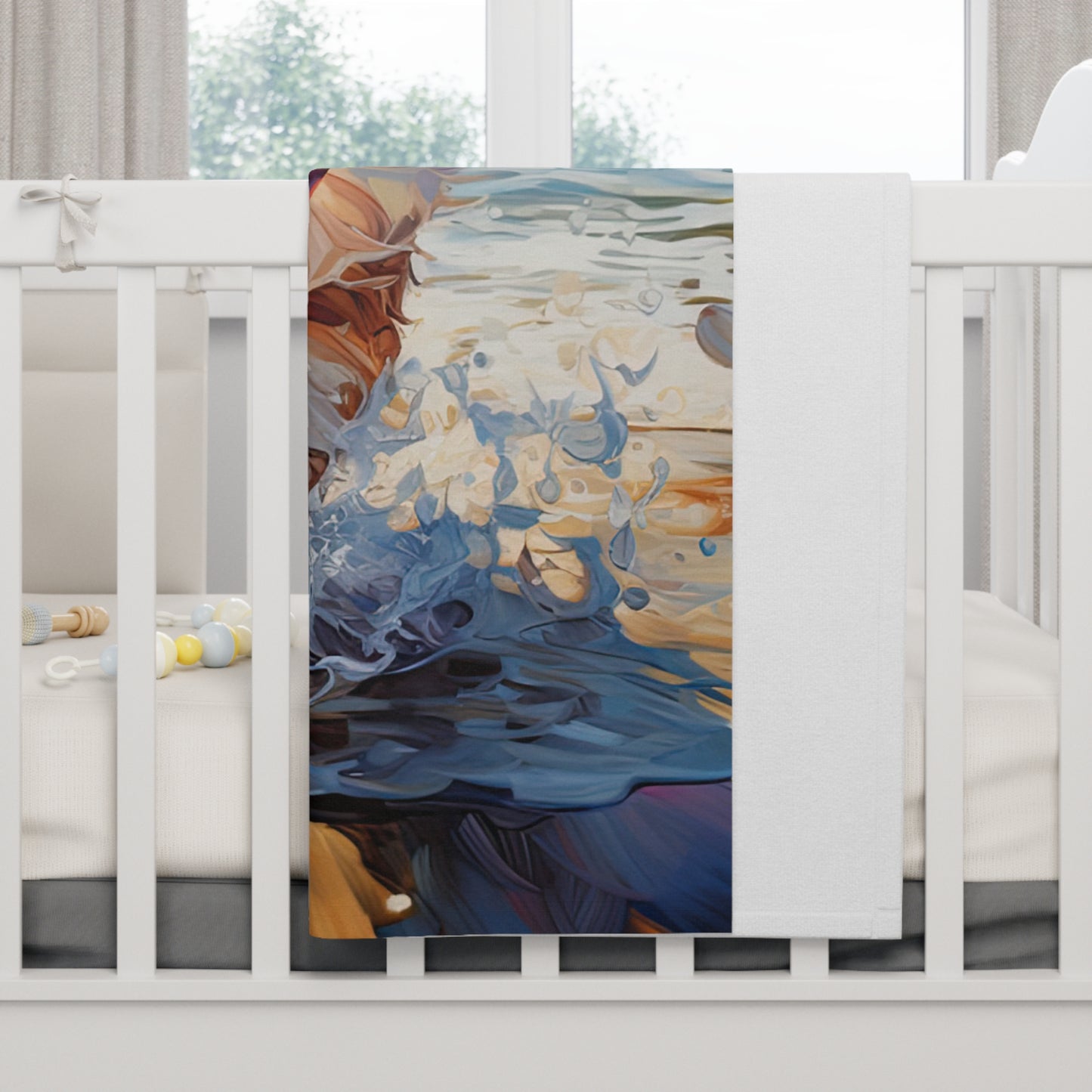 Coastal Corgi - Baby Blanket