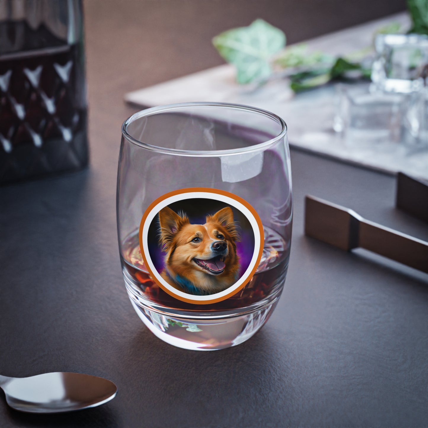 Golden Corgi - Whiskey/Juice Glass