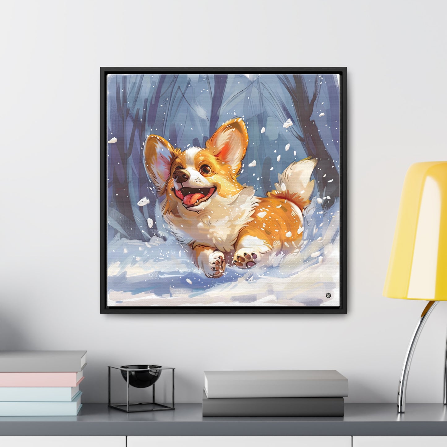 Winter Fun - Framed on Canvas