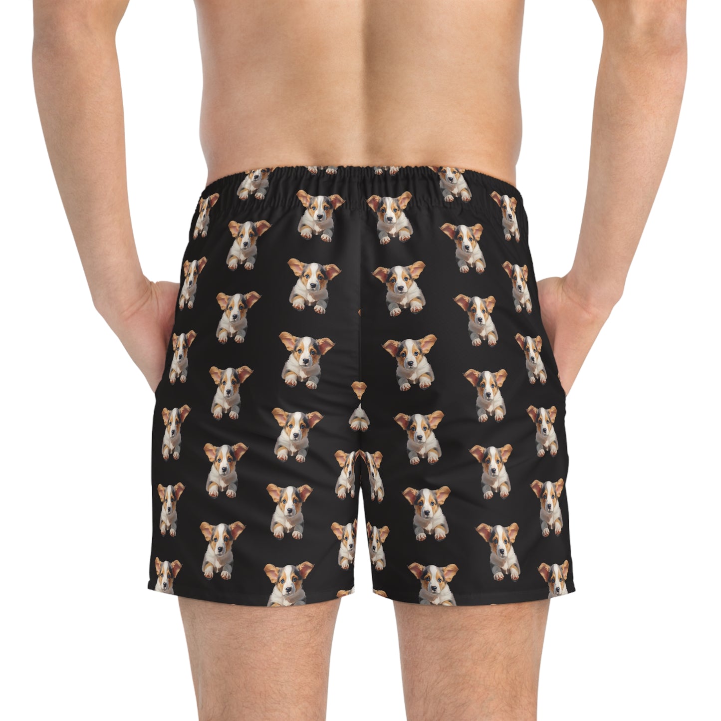 Puppy Portrait Swim Trunks