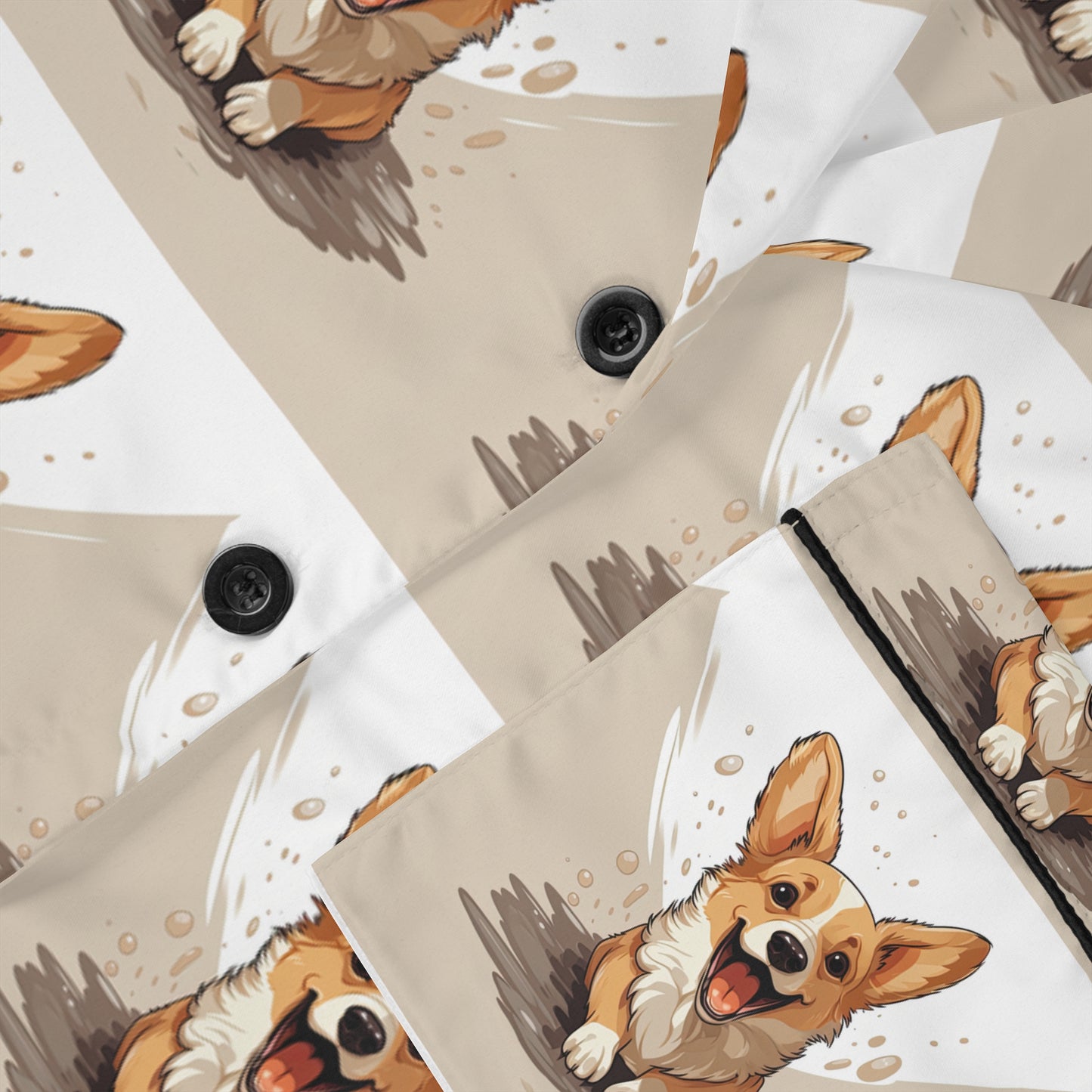 Corgi Cuteness - Satin Pajamas