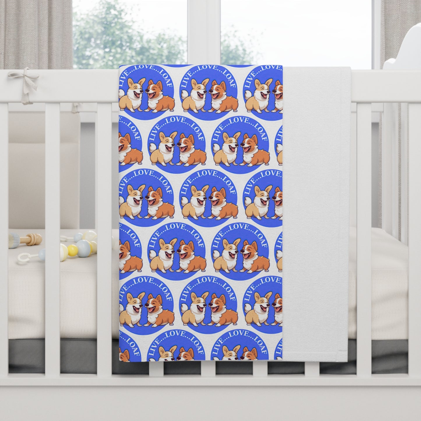 Live...Love...Loaf - Baby Blanket